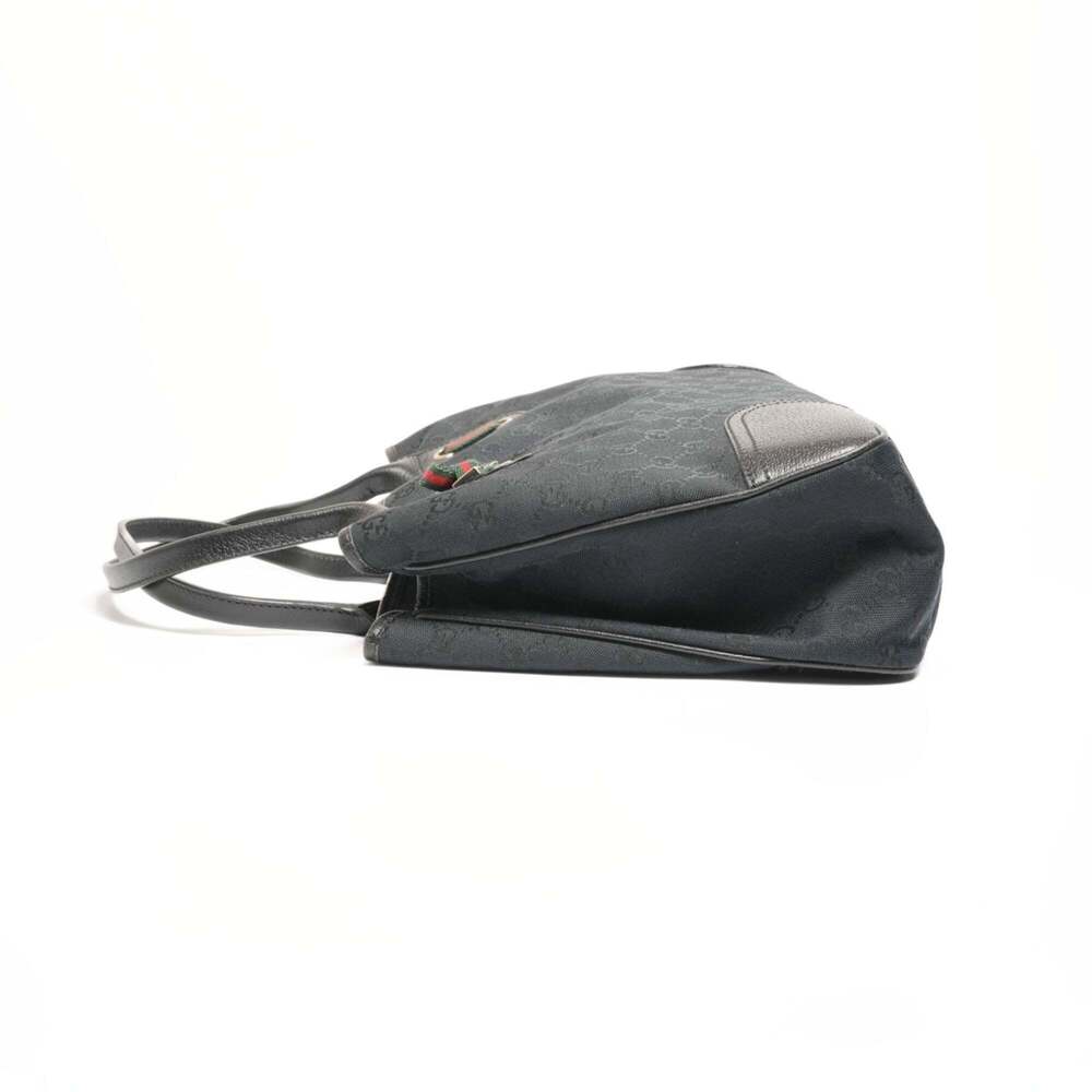 GUCCI Black Canvas Tote Bag - Picture 4 of 12